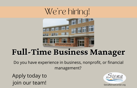 Full-Time Business Manager job opening