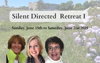 Silent Directed Retreat in Racine, Wisconsin informational banner graphic
