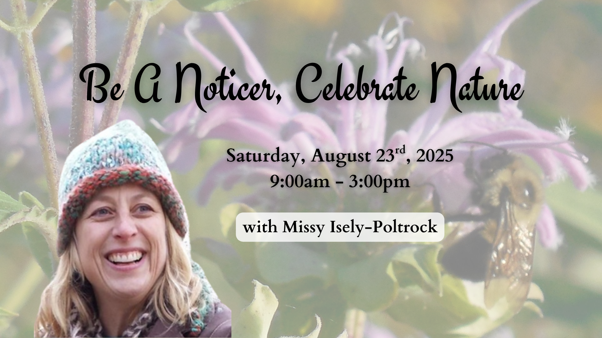 cover photo graphic for nature retreat in racine, wisconsin