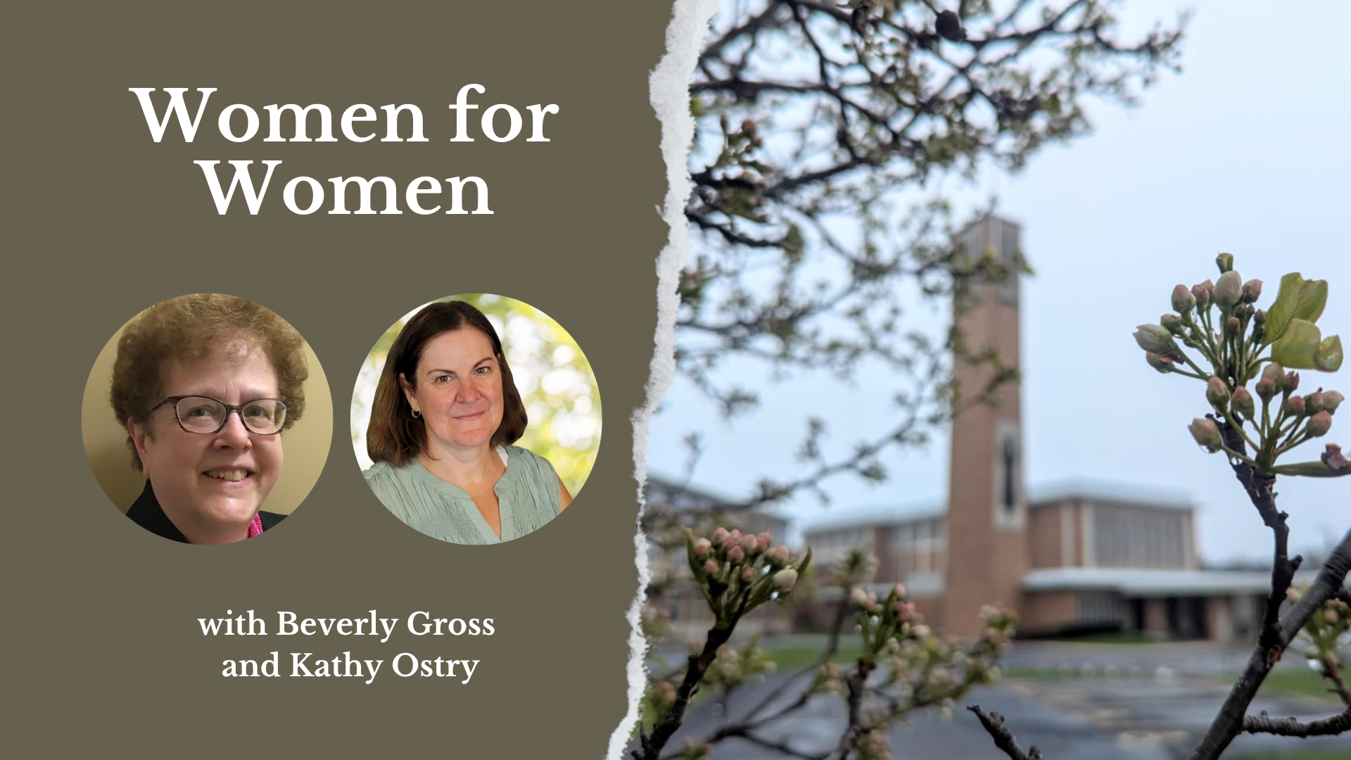 infographic for a women's retreat in Racine, Wisconsin