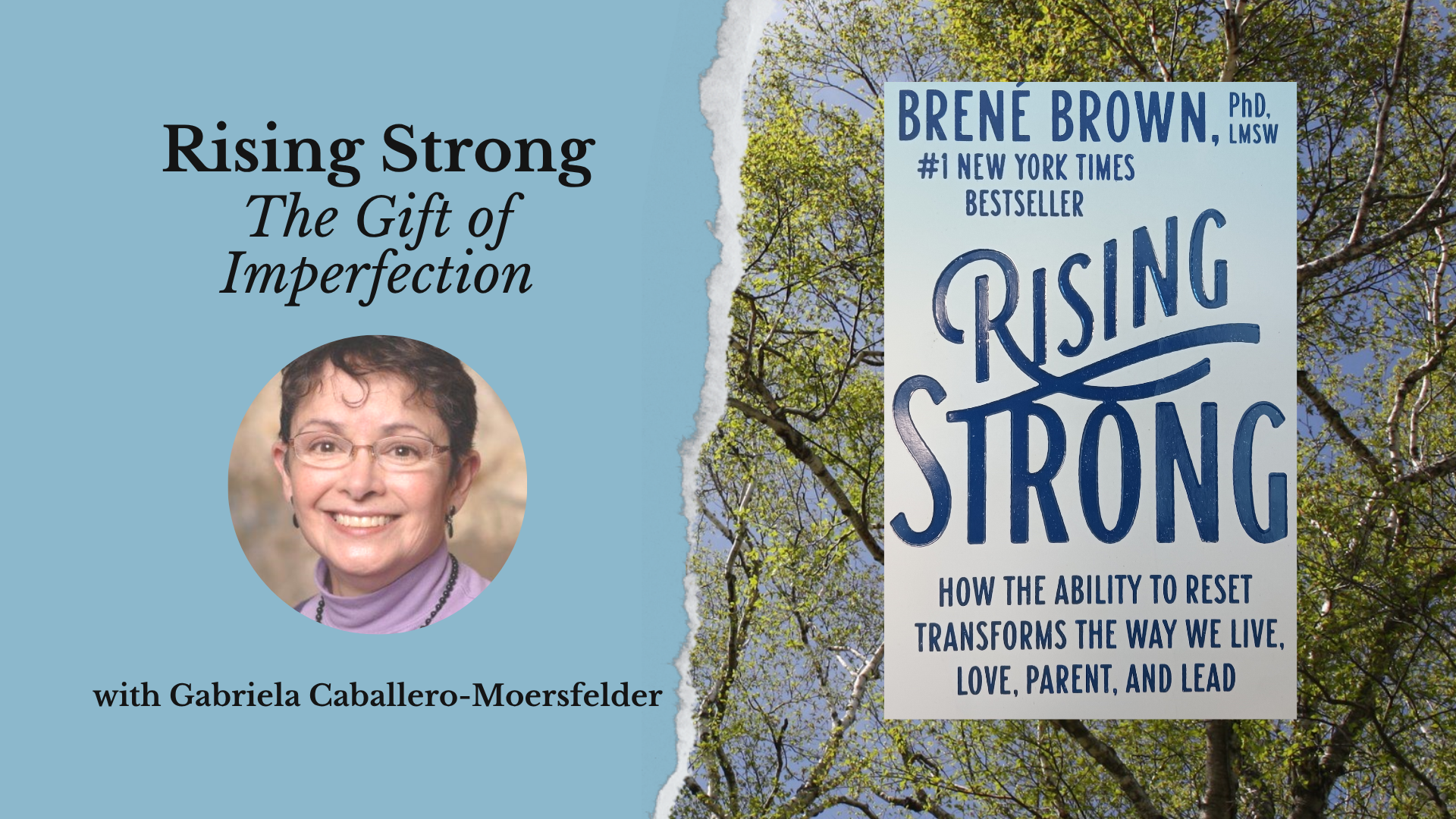graphic for a brene brown book study retreat in Wisconsin