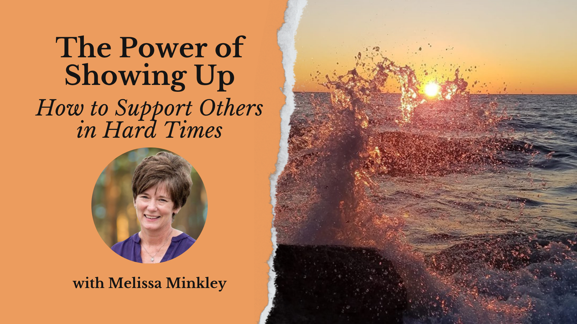 decorative graphic for a training retreat on supporting others