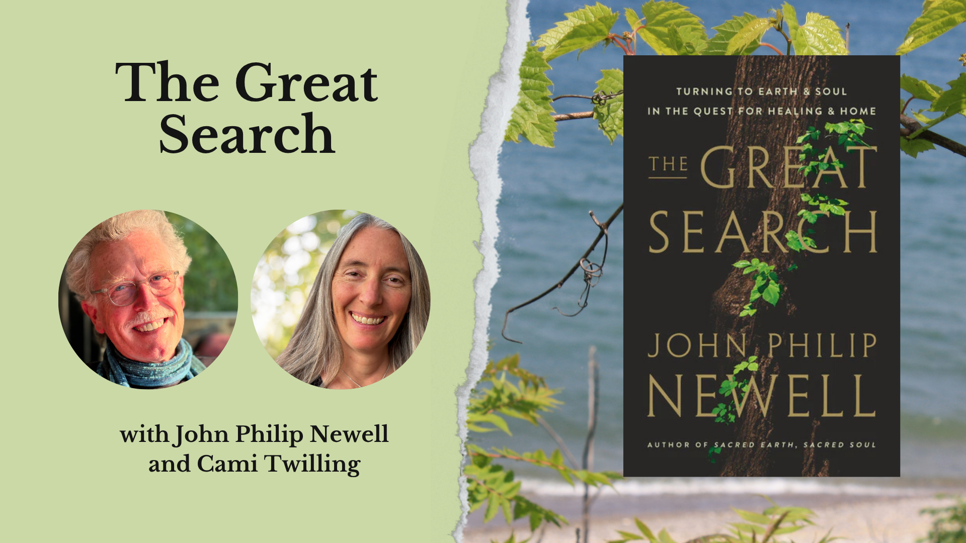 graphic for retreat in Racine, Wisconsin with John Philip Newell