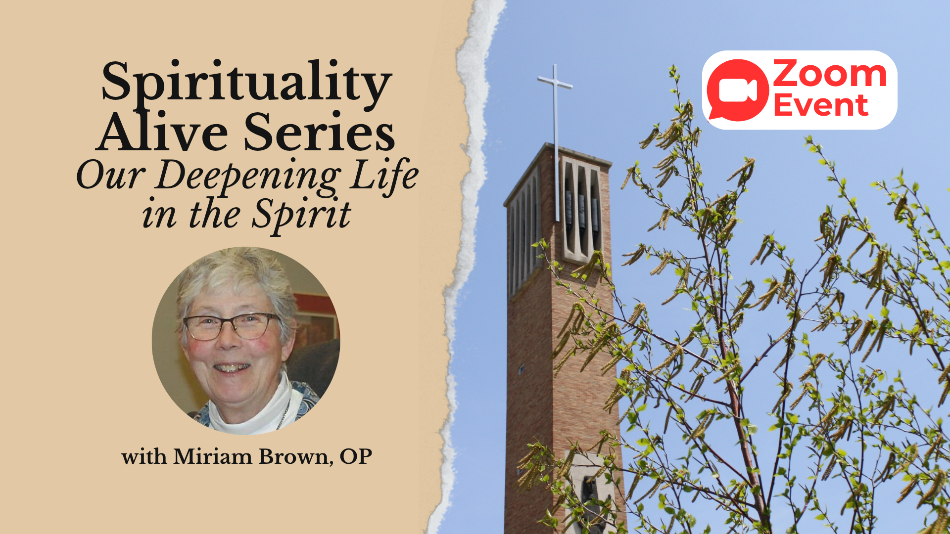 graphic for Spirituality Alive virtual retreat