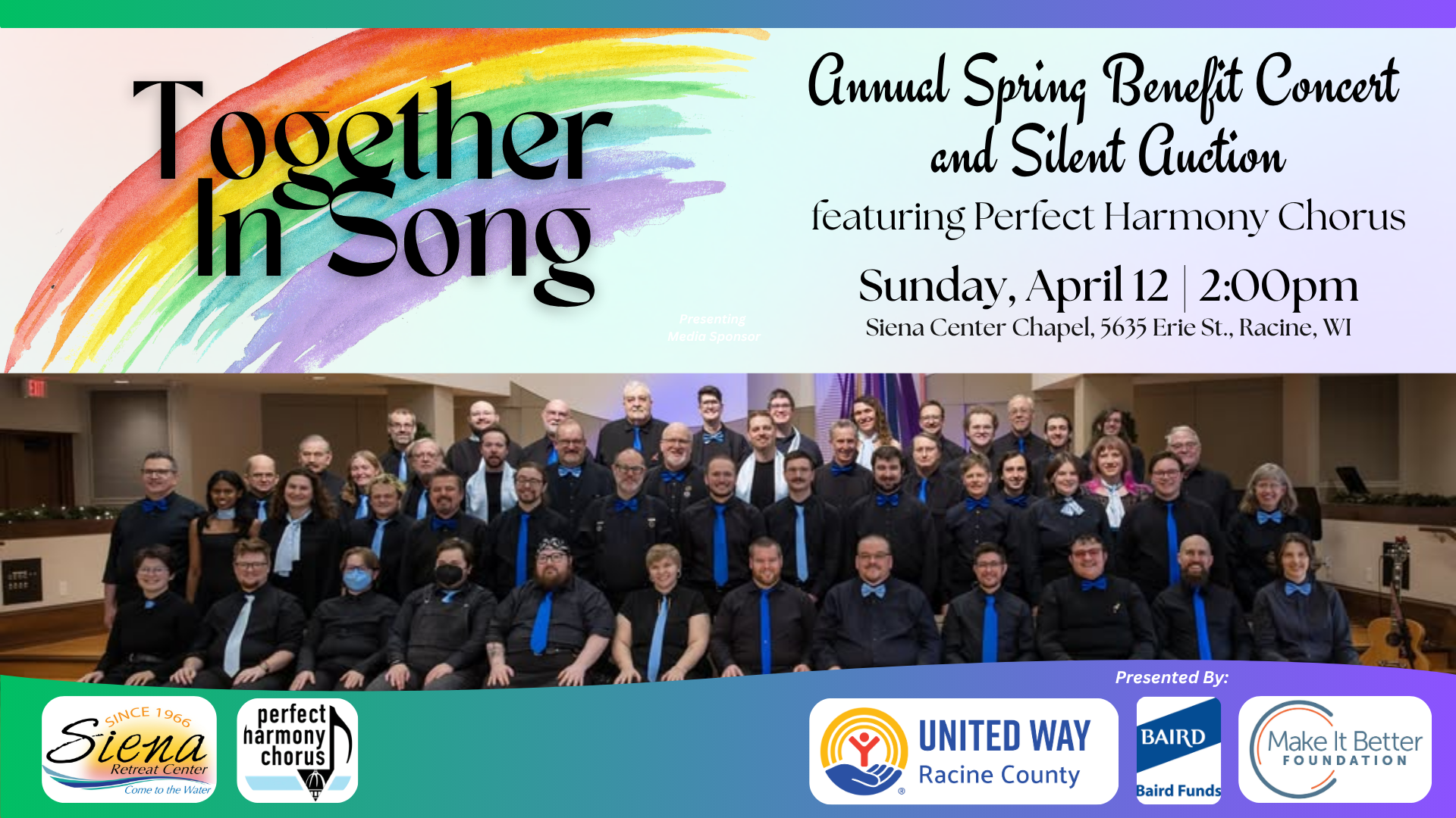 Perfect Harmony Chorus - Together In Song Concert Graphic