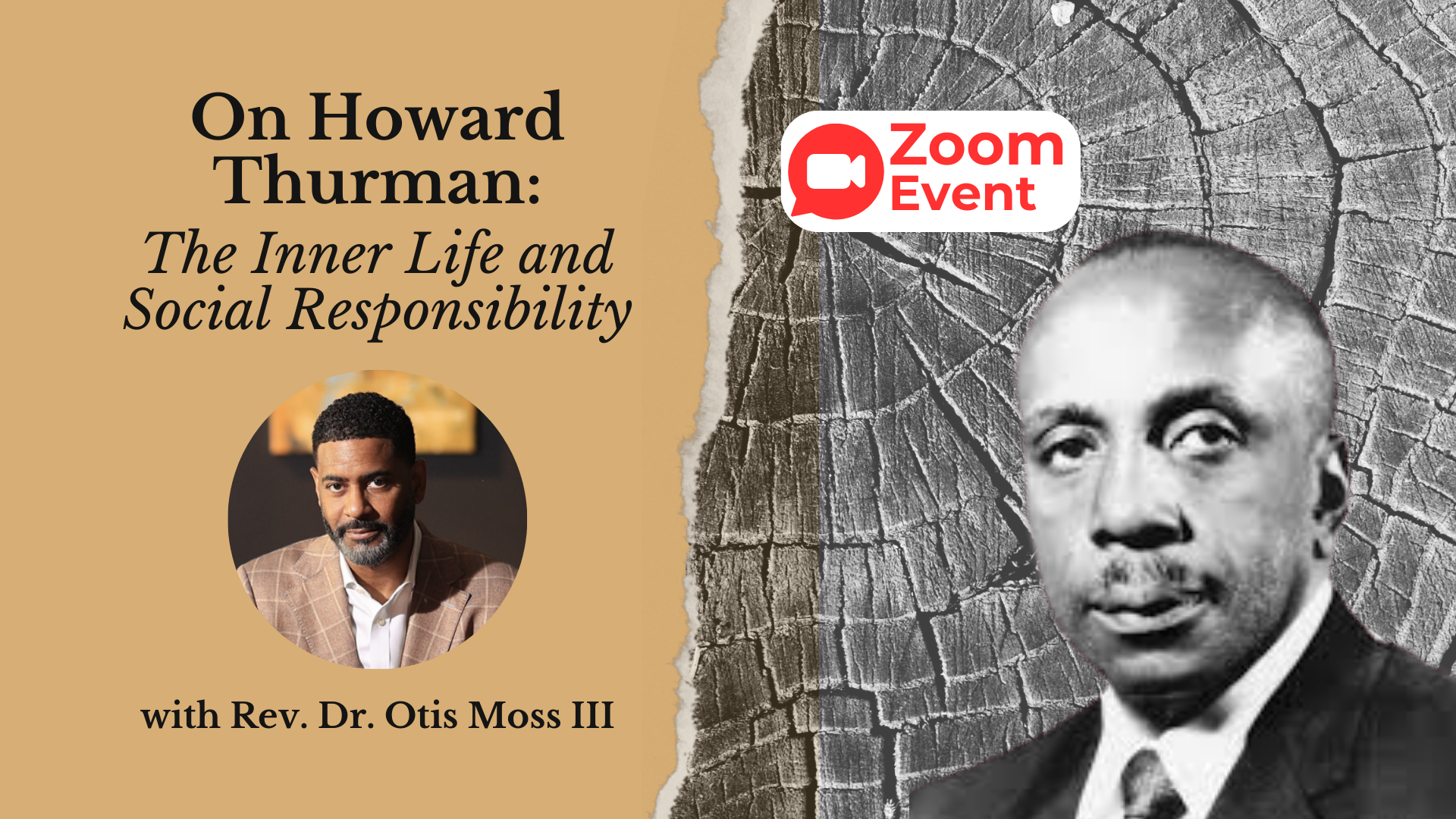 Howard Thurman virtual retreat graphic