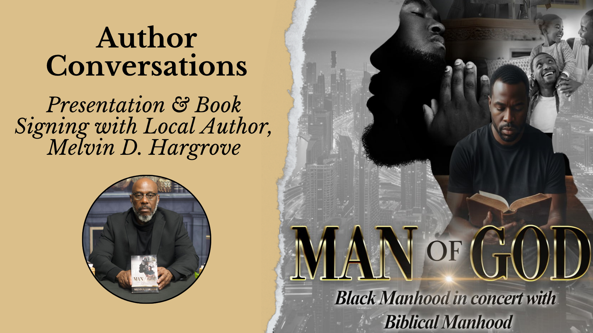 Reverend Melvin D. Hargrove, Racine Author presentation and book signing