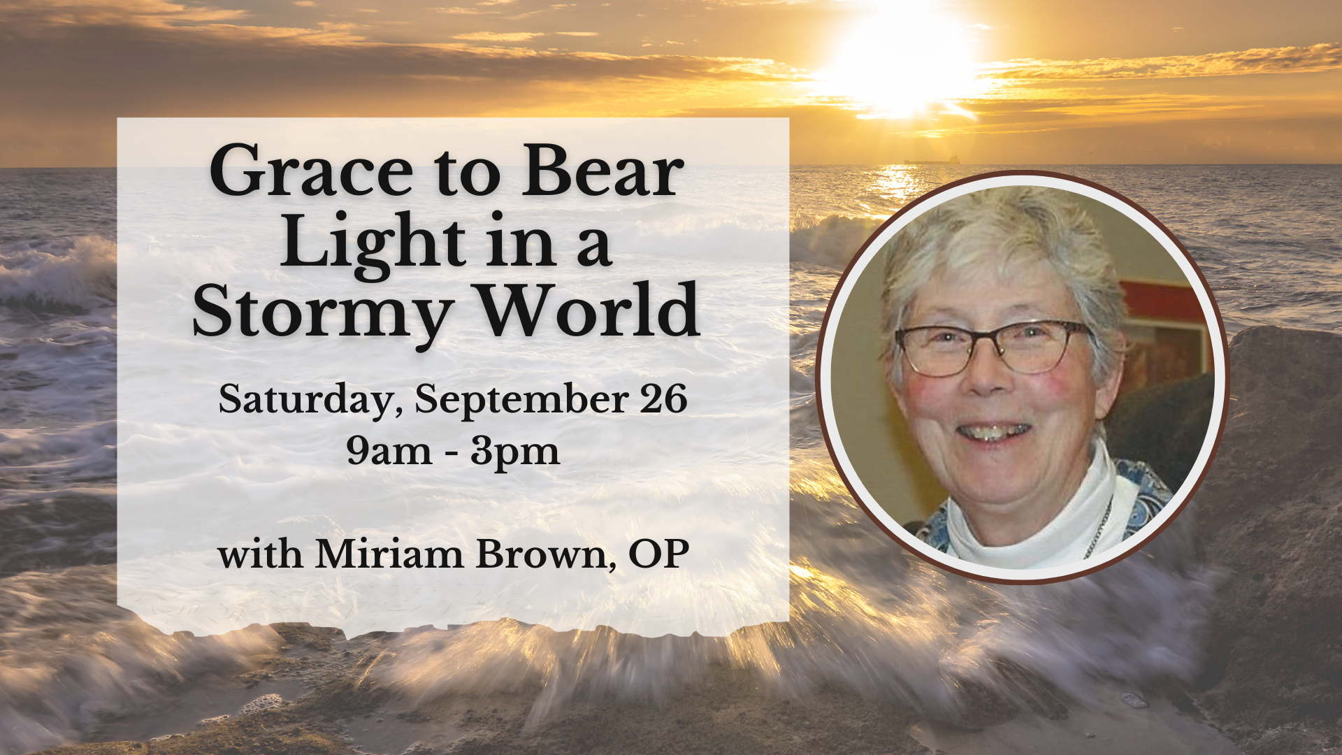 Grace To Bear Light In A Stormy World