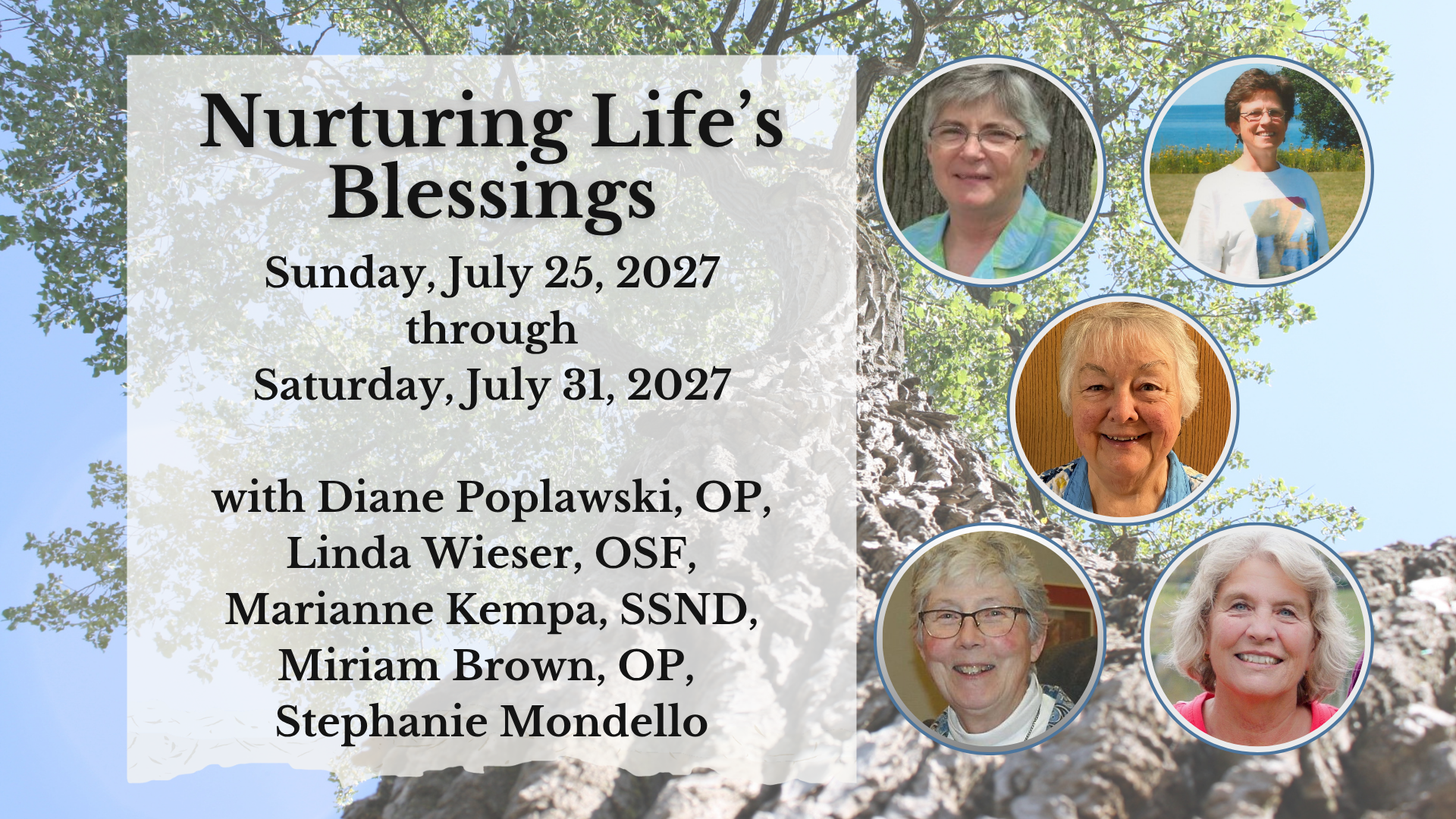 Nurturing Life's Blessings 2027