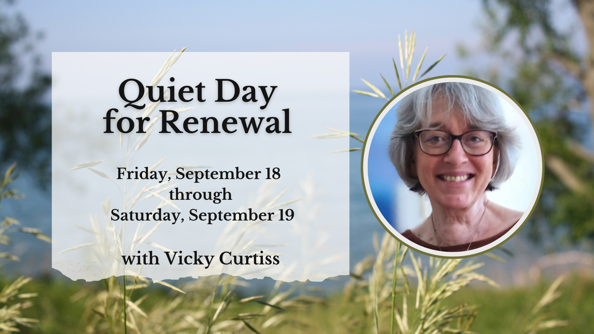Quiet Day for Renewal Retreat