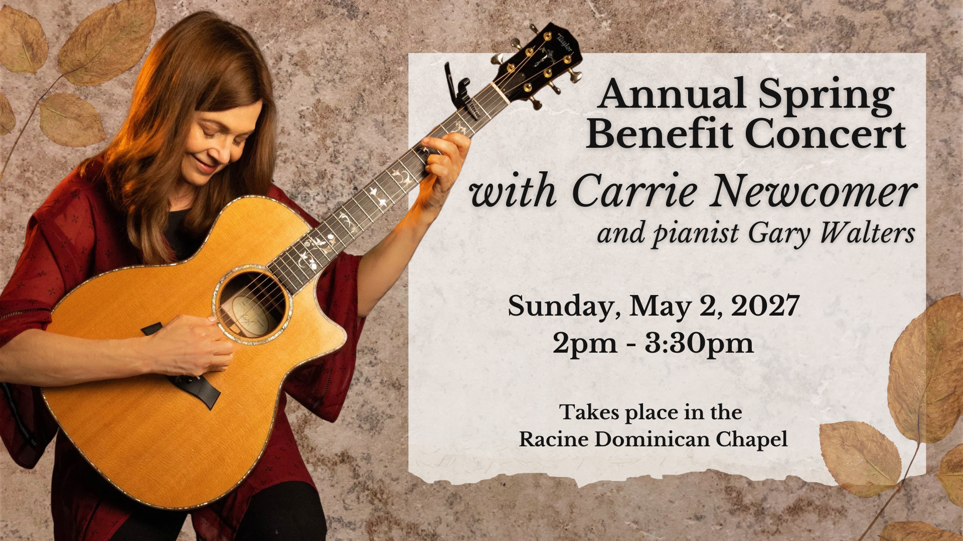 Carrie Newcomer in Concert in Racine, Wisconsin