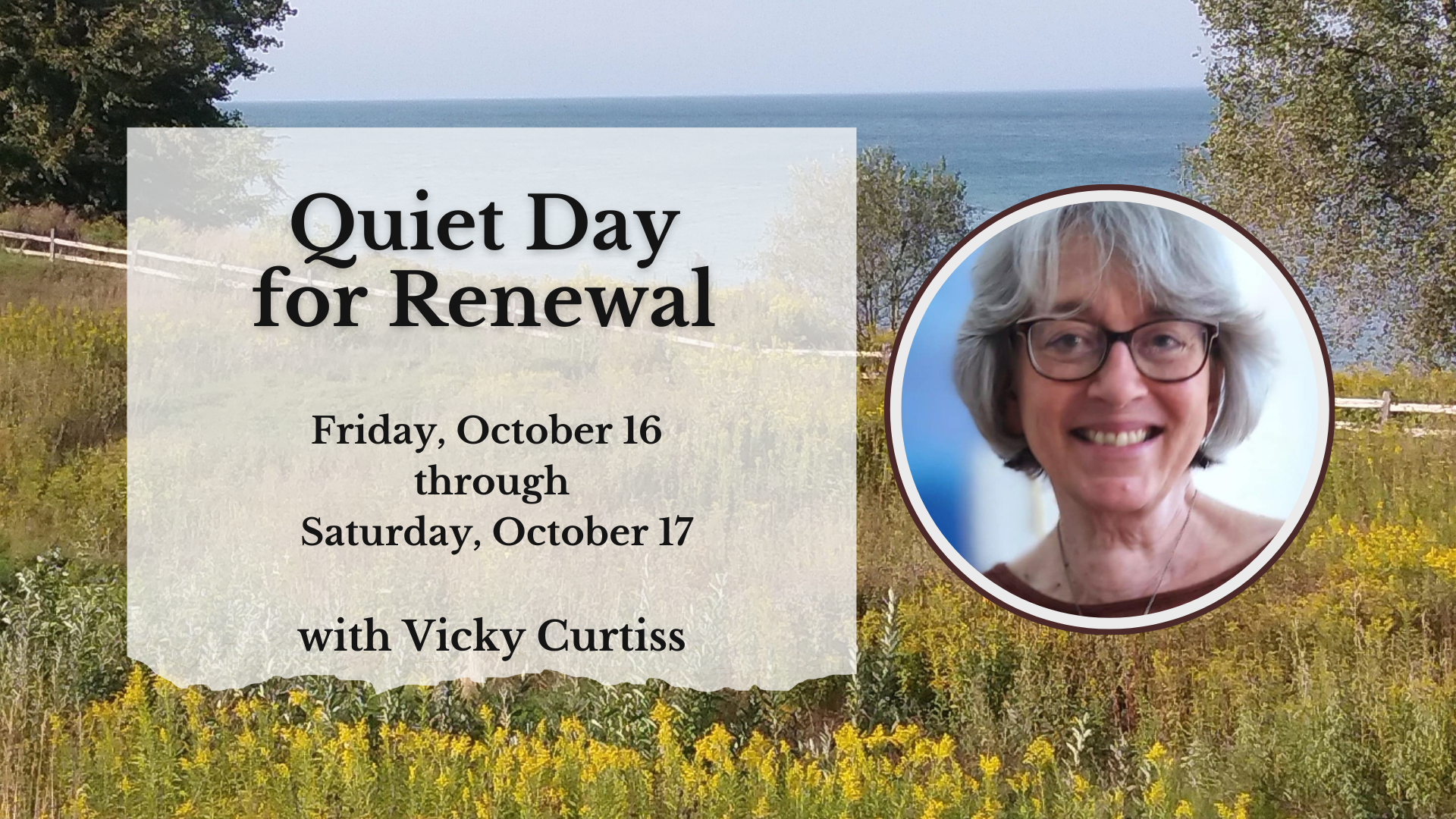 Quiet Day For Renewal October (1)