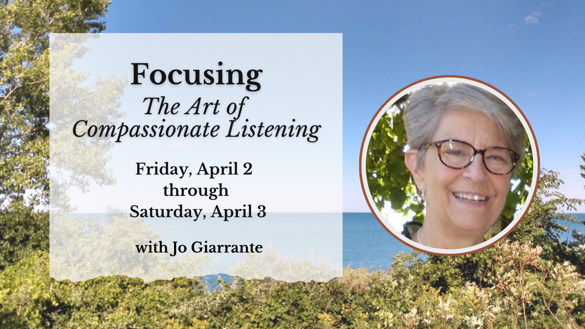 Focusing The Art Of Compassionate Listening Banner