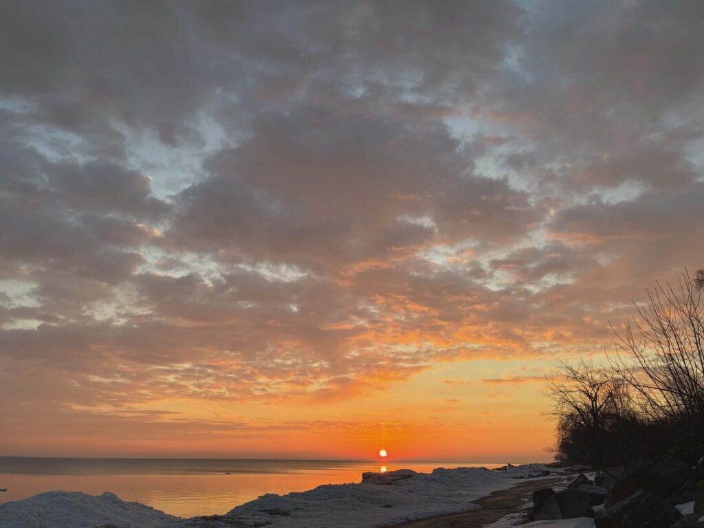 Melissa Andre Sabbatical Winter Lake Sunrise Melissa Andre Sabbatical Winter Lake Sunrise